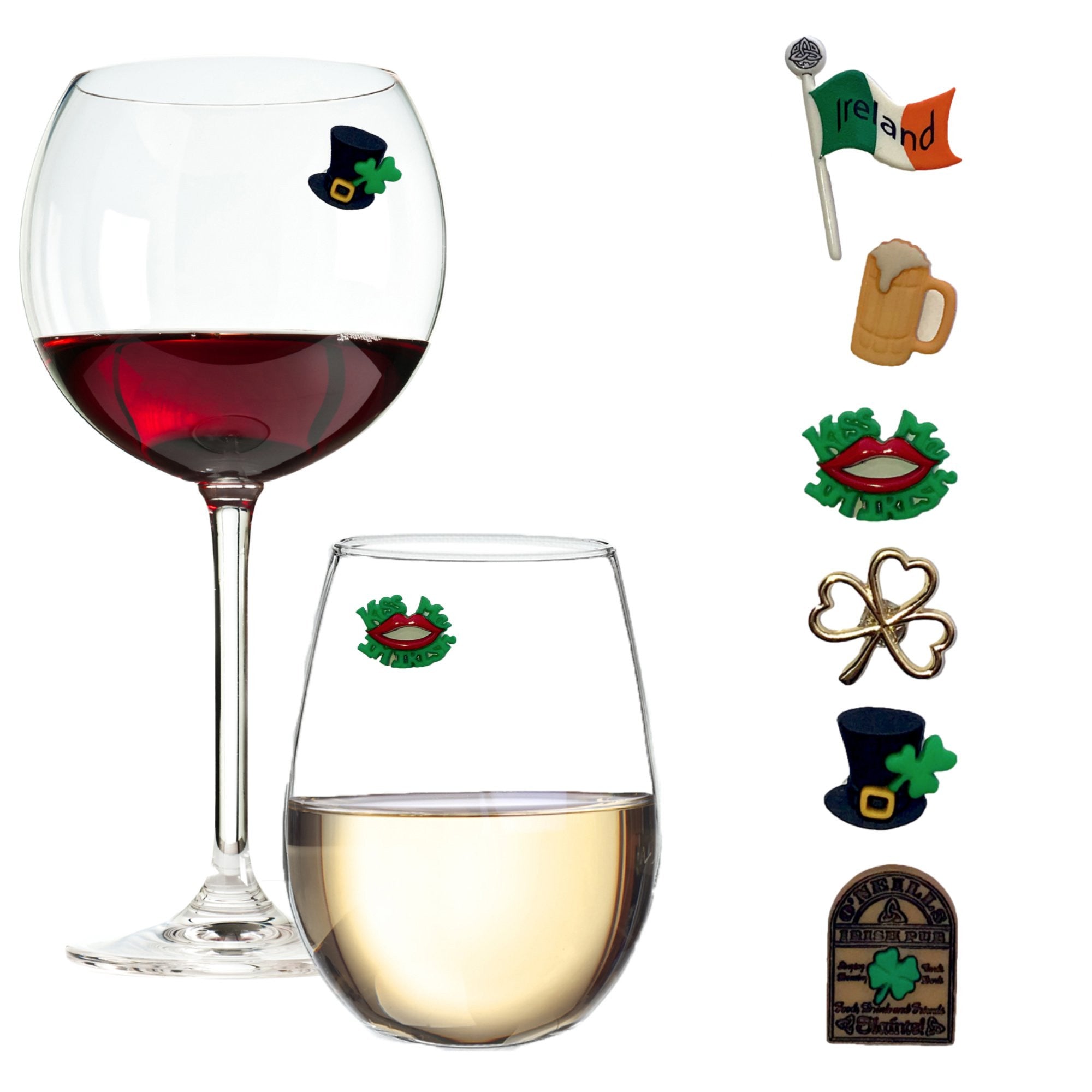 Irish wine charms gifts party favors