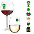 St. Patrick's Day Wine and Pint Magnetic Charms