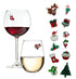 Holiday Cheer ~ 12 Christmas Wine Glass Charms