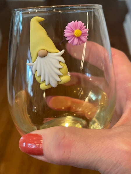 gnome wine charms