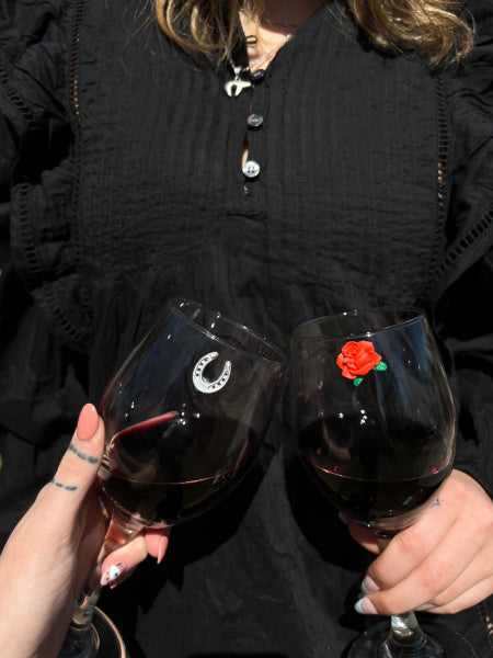 Kentucky Derby Horse Racing Magnetic Wine Glass Charms