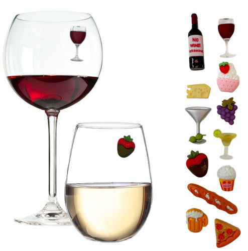 Happy Hour Wine Glass Charms