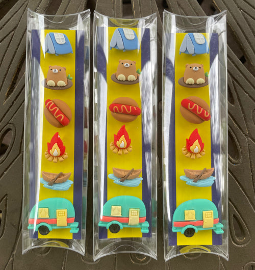 camping wine charms