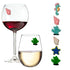 Coral, Seashells and Beach Vibes Magnetic Wine Glass Markers