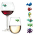 beach ocean wine glass charms