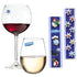 snowmen snowflakes wine charms