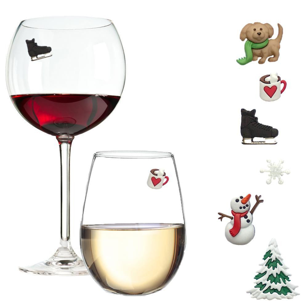 winter wine charms