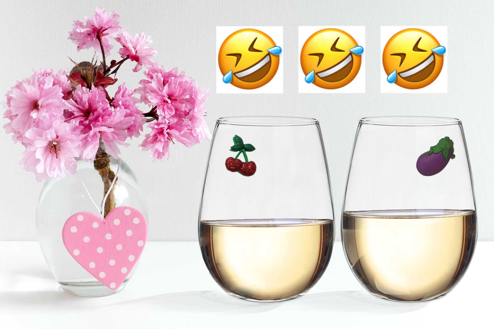 Bachelorette Party or Girls Night Out Wine Glass Charms