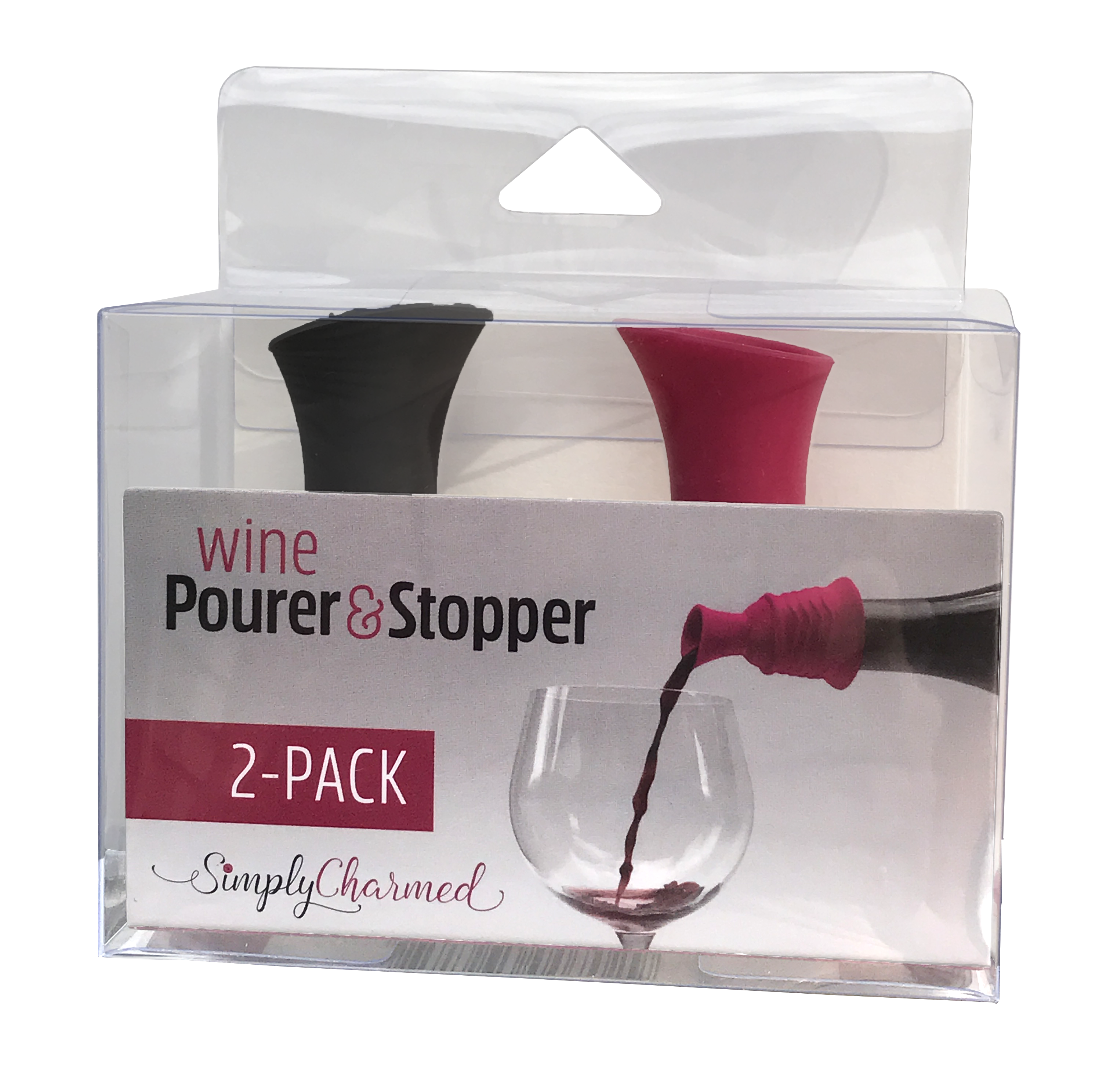 wine stopper pourer