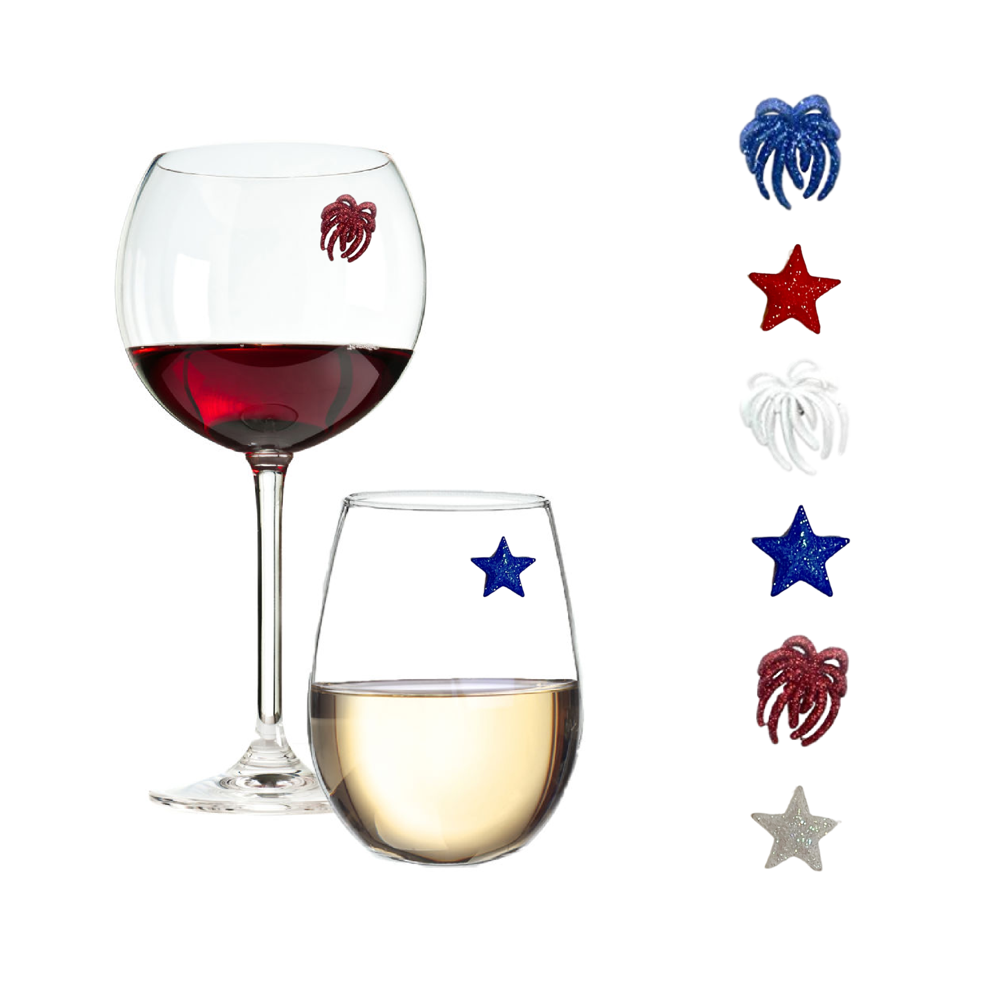 Summer Celebrations Wine Glass Charms