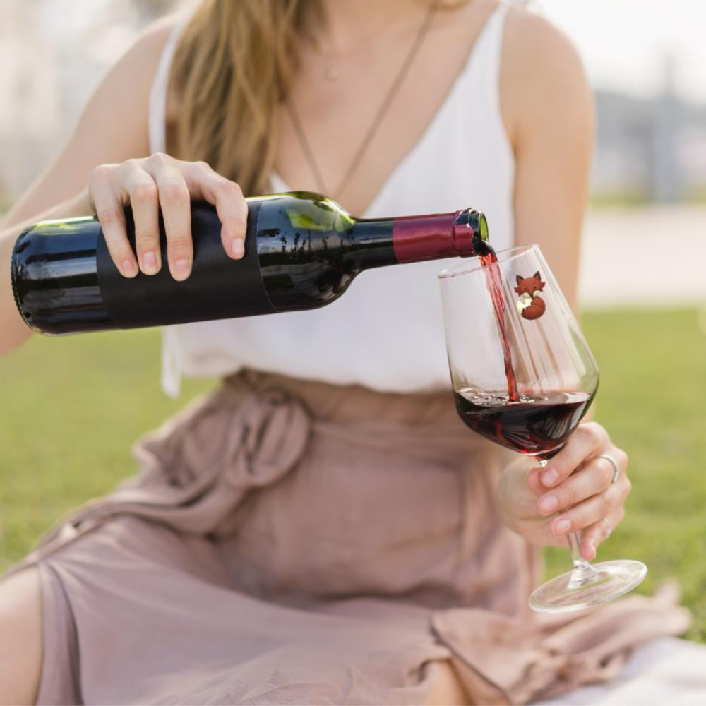 fox wine charms accessories