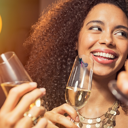 Bachelorette Party Girls Night Out Wine Glass Charms – Simply Charmed