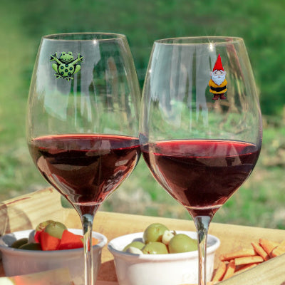 gnome wine charms
