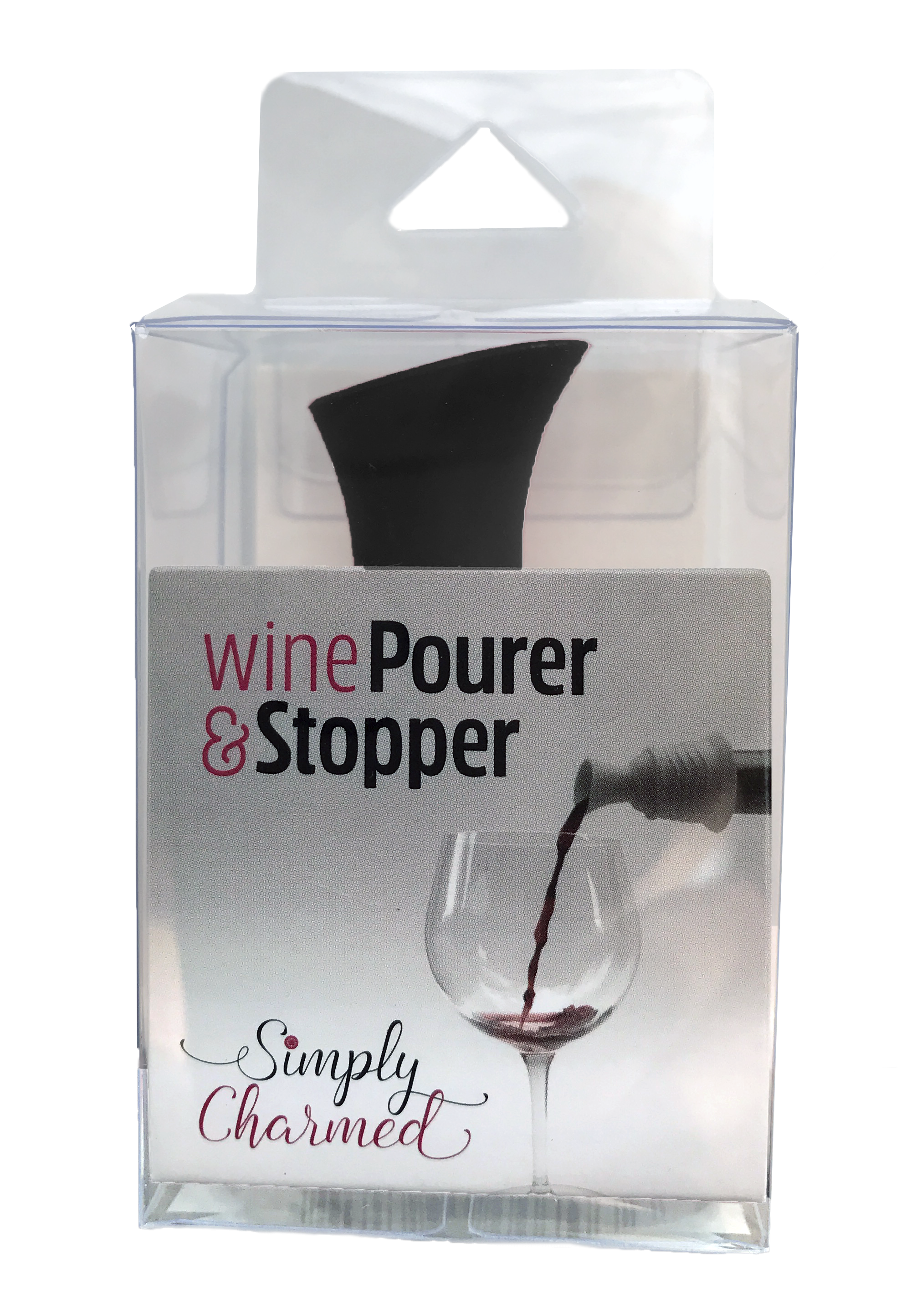 wine stopper pourer