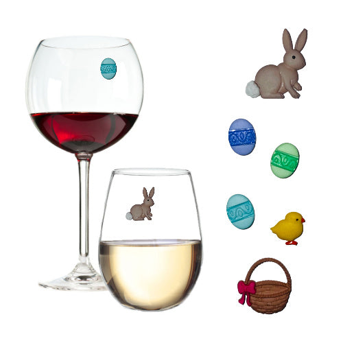 Easter wine charms