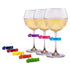silicone wine charms cheers