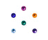 wine glass markers Simply Charmed