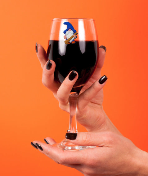 Halloween Gnomes Magnetic Wine Glass Charms