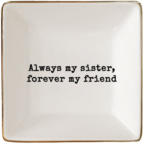 sister friend jewelry tray