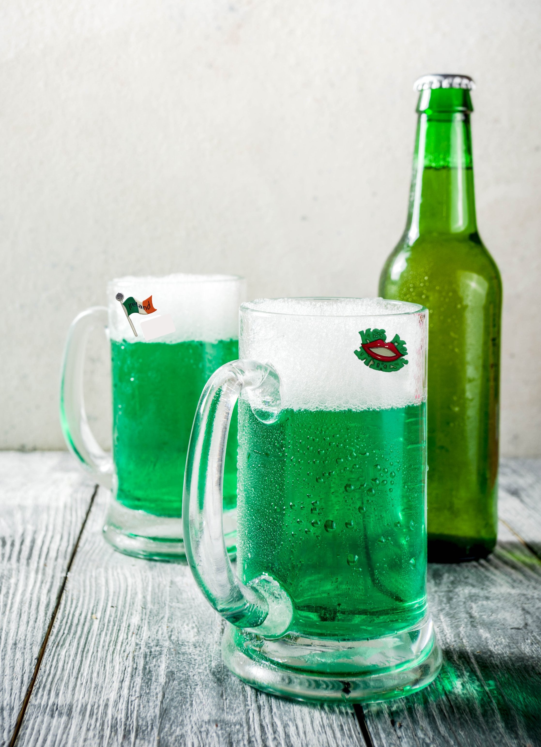 st patricks day wine charms