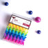 Swirl Wine Charms - Set of 8 Colorful Silicone Stem Markers