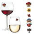 Thanksgiving fall wine glass charms