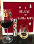 Christmas wine charms