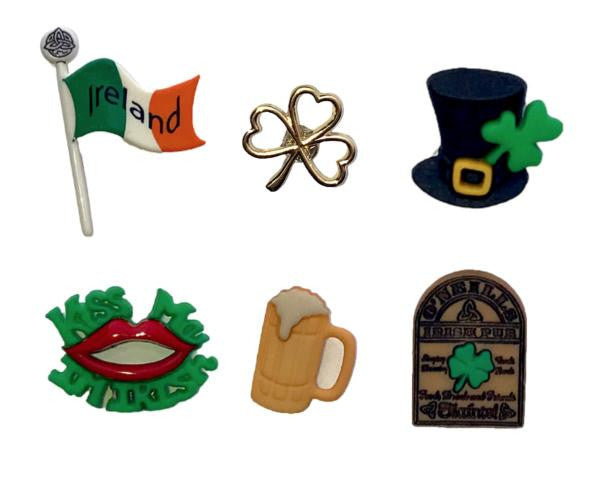 Irish wine charms markers