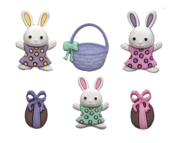 easter wine glass charms