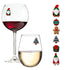 Christmas Gnomes Magnetic Wine Glass Charms
