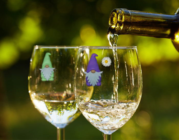 gnome wine charms