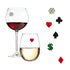 poker wine charms