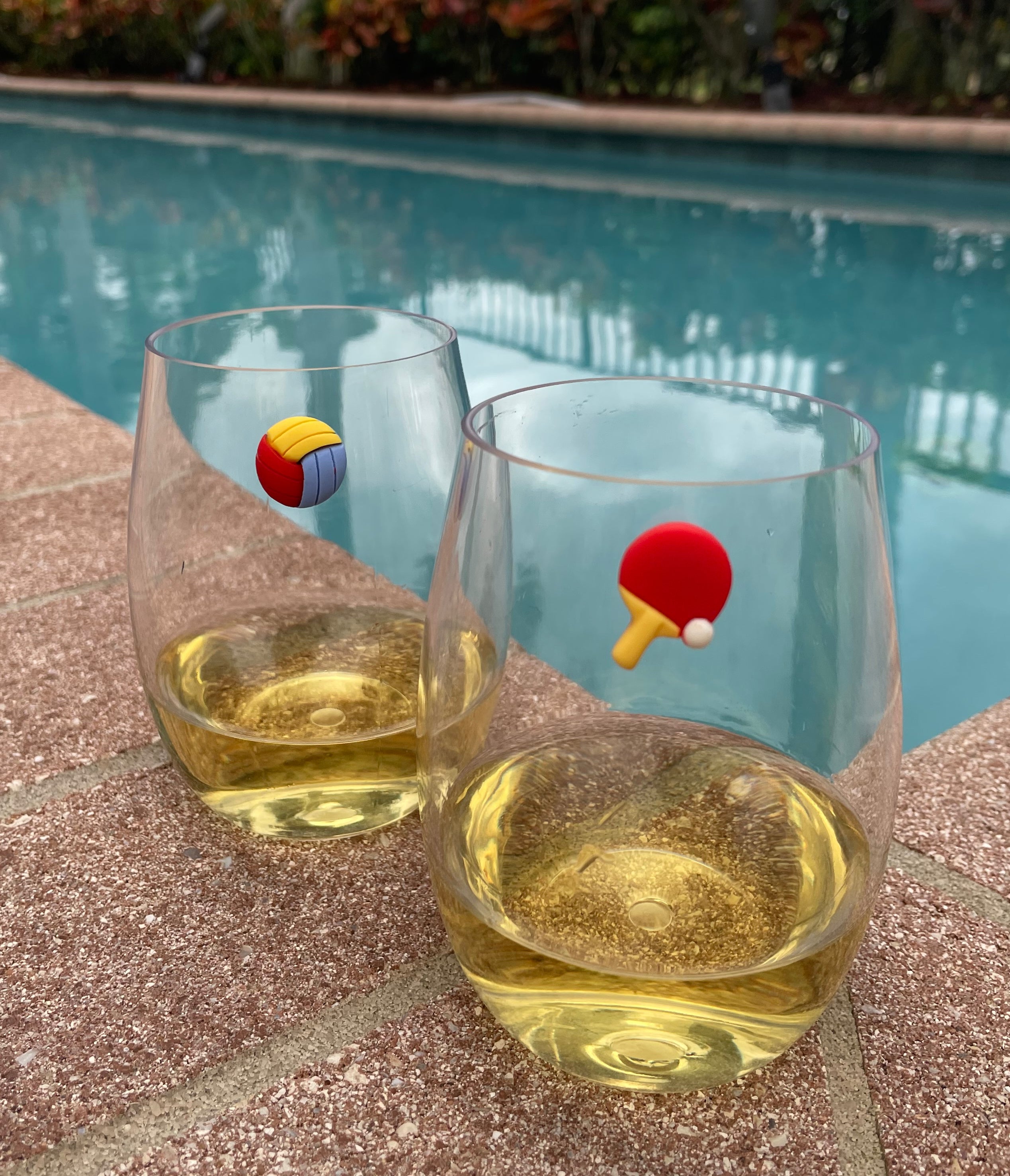 volley ball ping pong glass markers
