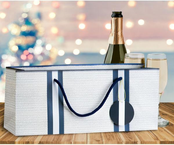 Navy / White Combo Wine Purse Collection Set of 6