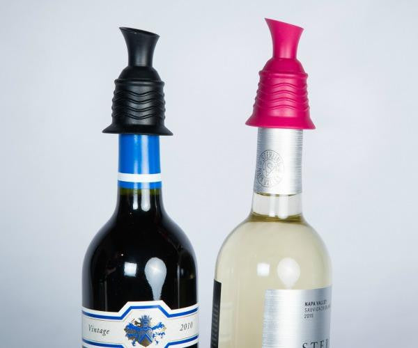 wine stopper pourer 